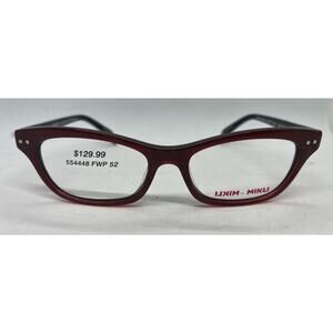 New Alain Mikli ML1027-0044 Cranberry Cateye Eyeglass Frame France
